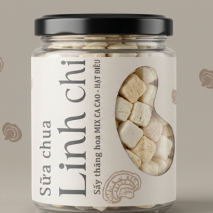 SỮA CHUA LINH CHI SẤY THĂNG HOA MIX CA CAO HẠT ĐIỀU